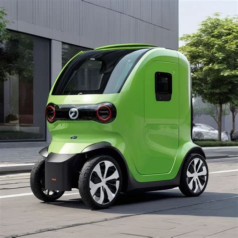 electric car that looks like a box|B.